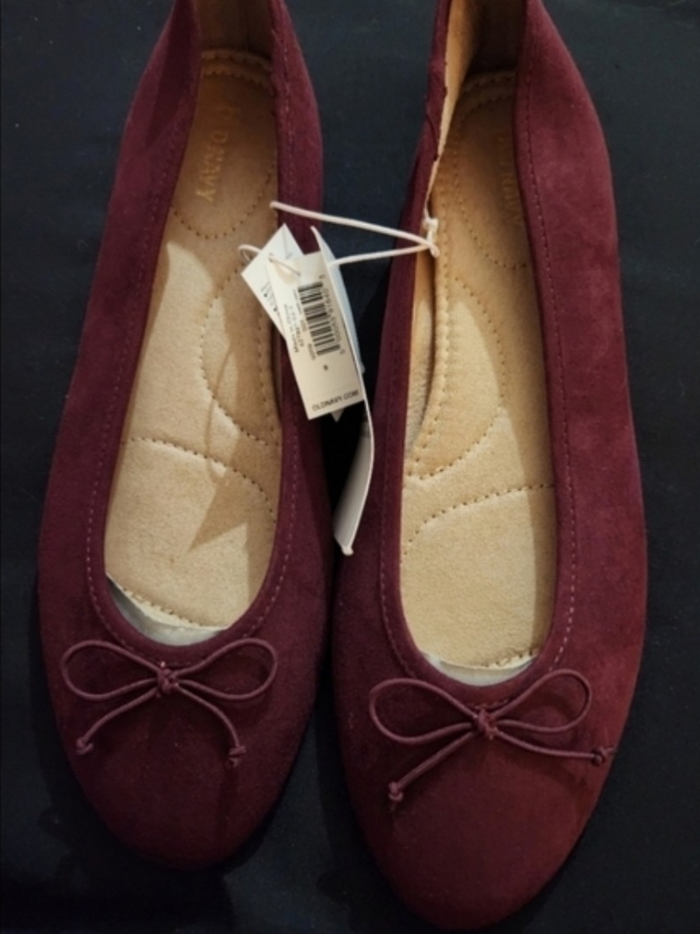 Old Navy Faux-Suede Almond-Toe Flats